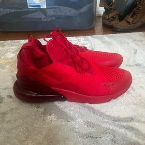 Nike Men's Bold Red Athletic Sneakers